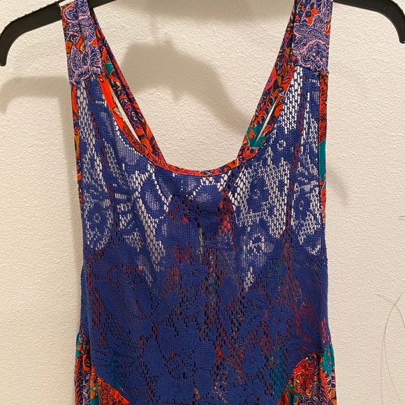 SOLD***Free People Count Me In Trapeze Tunic-L - Picture 5 of 12